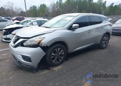 2017 Nissan Murano S z USA, uszkodzony, nr VIN 5N1AZ2MG2HN157648